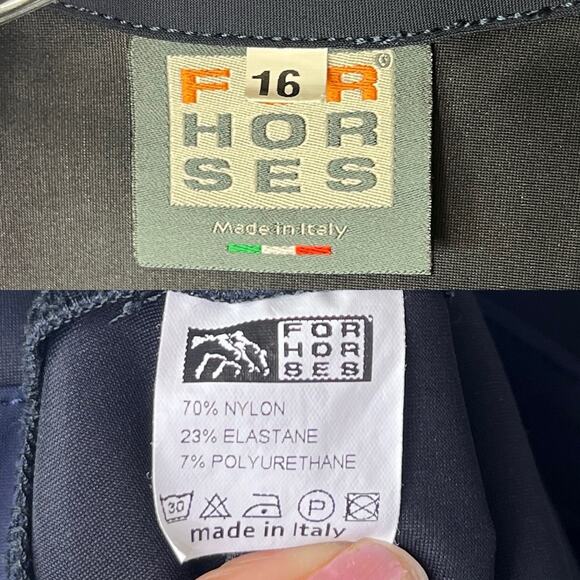 For Horses "Christian" boys show jacket light technical Navy Blue Size 16 - Picture 10 of 10